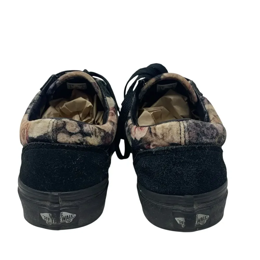 Vans Floral Velvet Shoes Womens Size 7.5